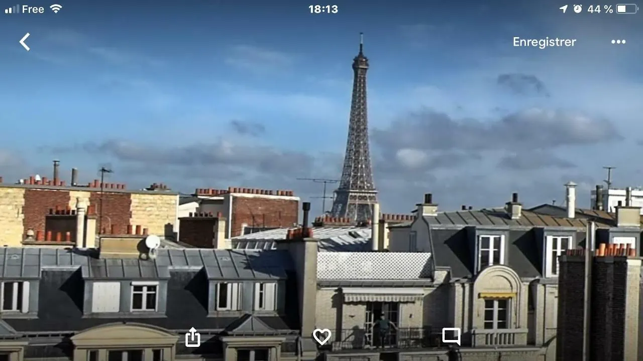 Appartement Large Eiffel Tower Lacoste